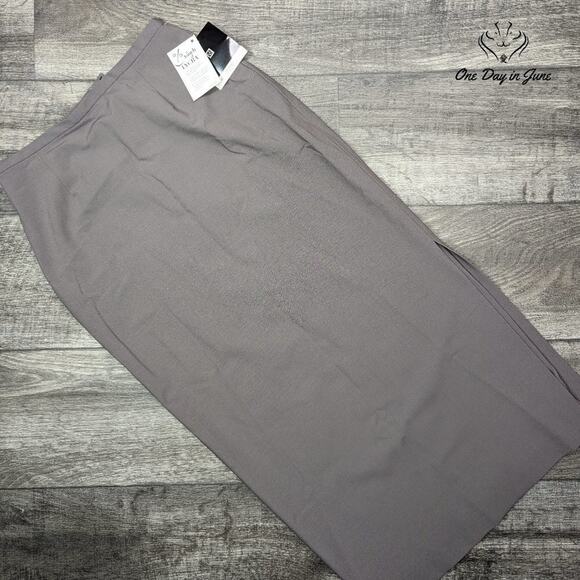 Valerie Stevens Petites Lined Maxi Skirt Size 8P - Picture 1 of 5
